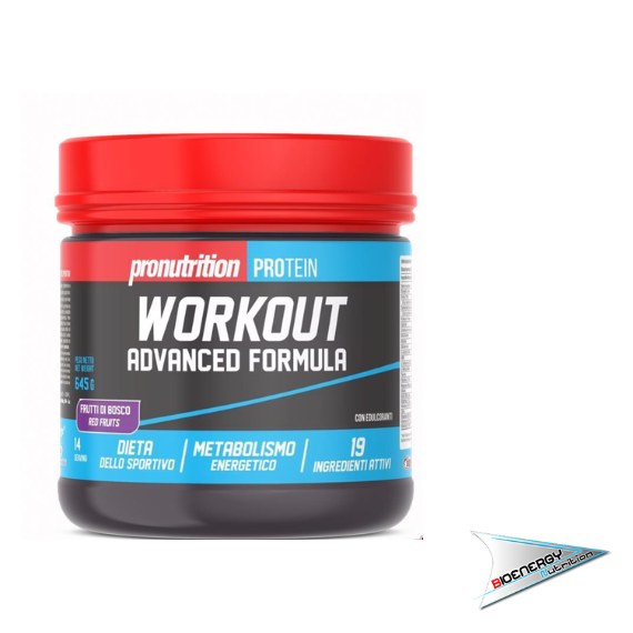 Pronutrition-WORKOUT (Conf. 645 gr)   Frutti di Bosco  